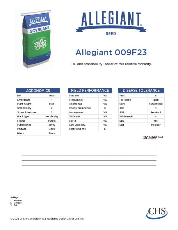 Allegiant 009F23