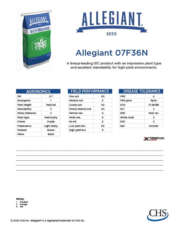 Allegiant 07F36N