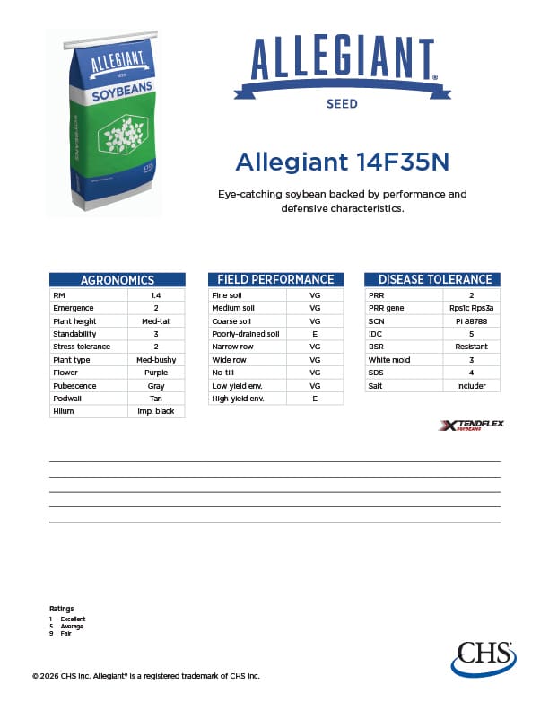 Allegiant 14F35N