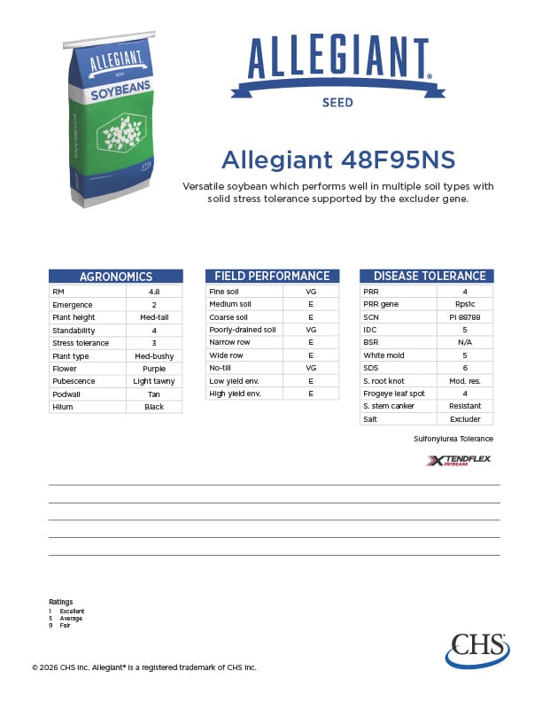 Allegiant 48F95NS